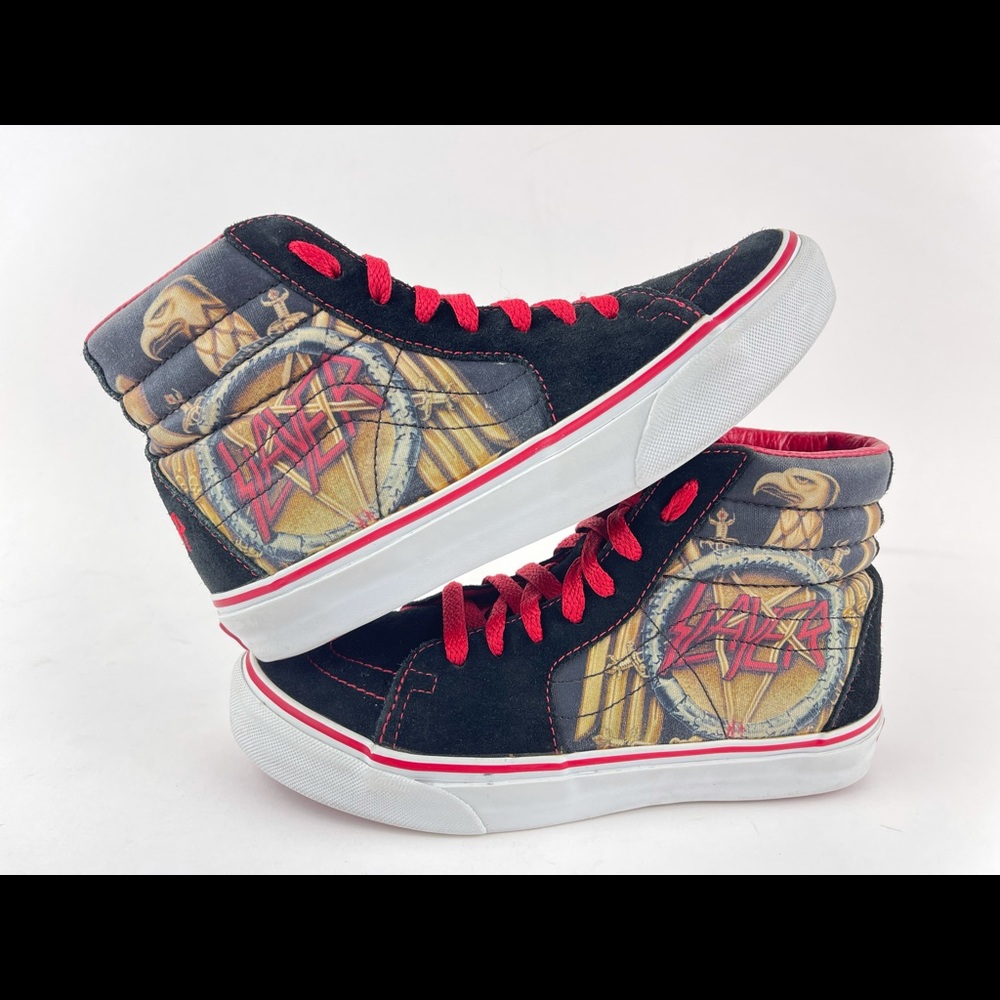 Slayer Vans X Sk8 Hi Skate Shoe MENS SIZE 5 Mens - Picture 9 of 16